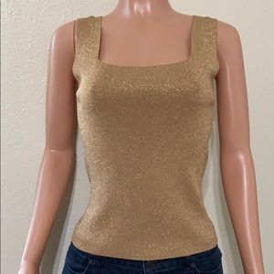 🌟HP🌟Gold metallic color top
